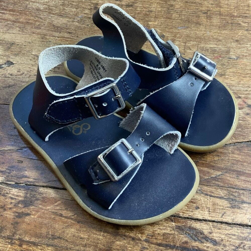 Sun-San Saltwater Sandals Navy‎ size 5